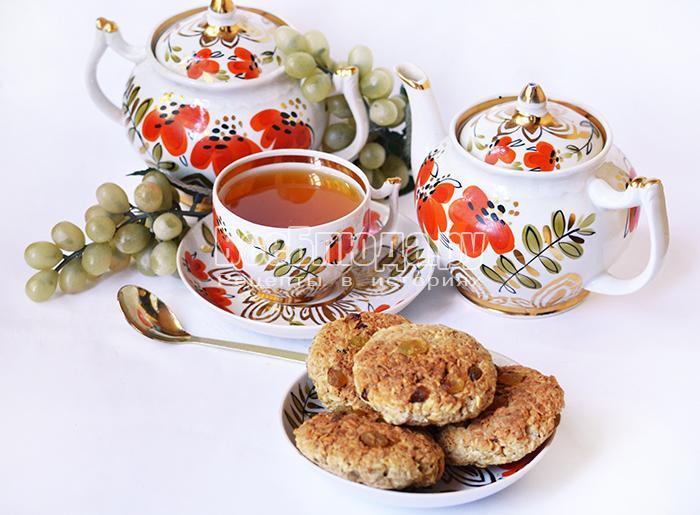 овсяное печенье с изюмом