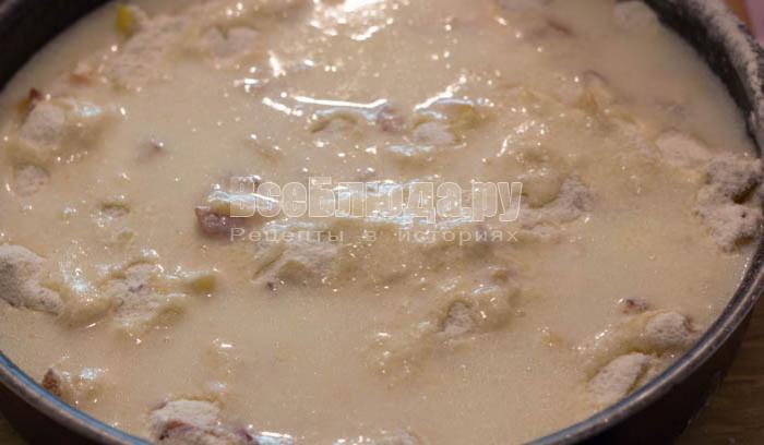 Насыпной пирог с абрикосами (нектаринами) Насыпной пирог с абрикосами (нектаринами)