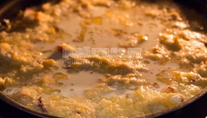 Насыпной пирог с абрикосами (нектаринами) Насыпной пирог с абрикосами (нектаринами)