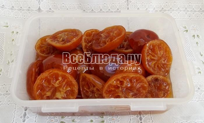 Рецепт варенья из мандаринов, варим вместе с кожурой