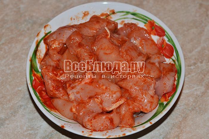 отставьте мясо на 1 час в сторону