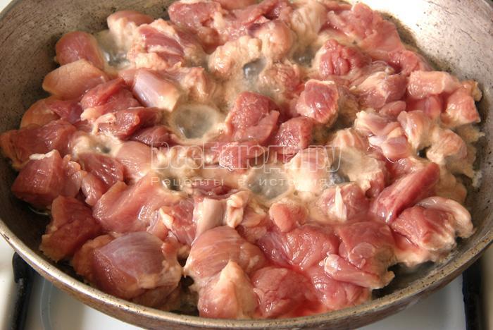 жарю мясо