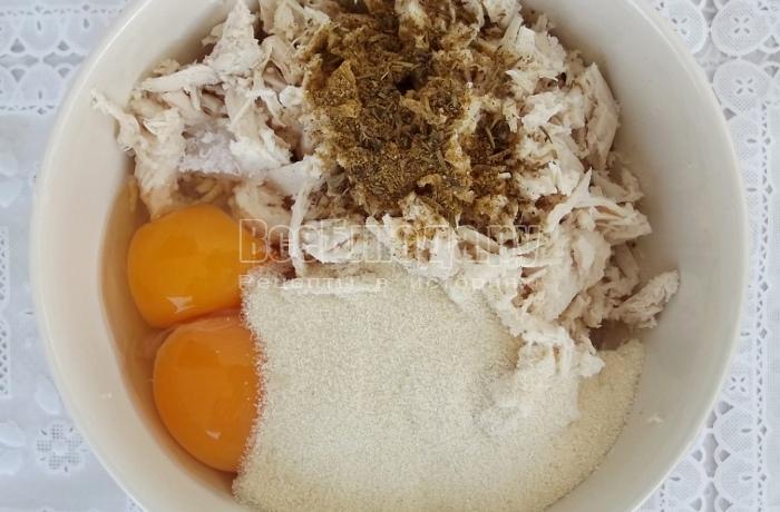 сделать куриную начинку