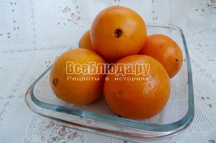 моем апельсины
