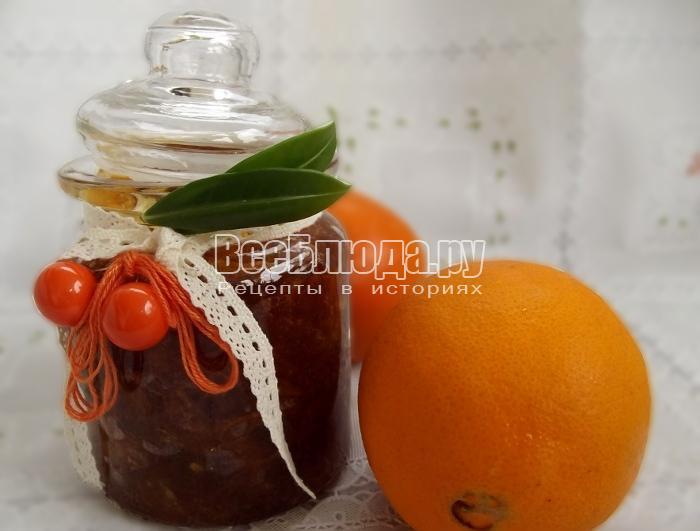 Рецепт вкусного, тягучего апельсинового варенья