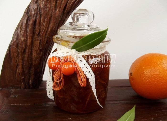 Рецепт вкусного, тягучего апельсинового варенья