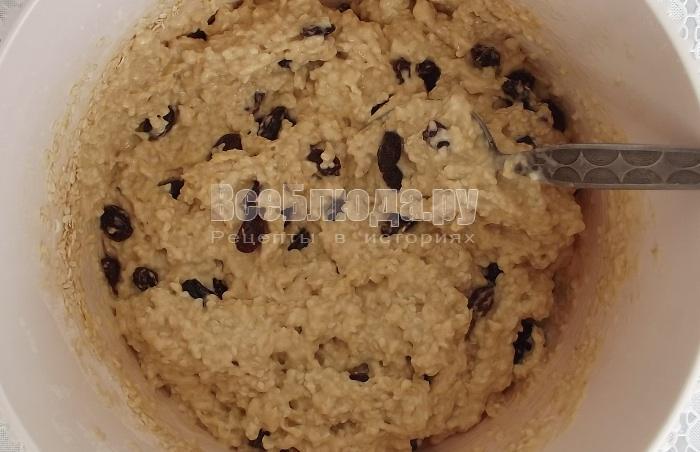 Рецепт печенья с кунжутом и овсянкой