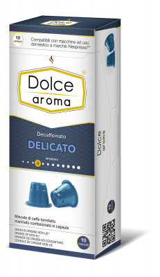 упаковка Dolce Aroma
Delicato DEK